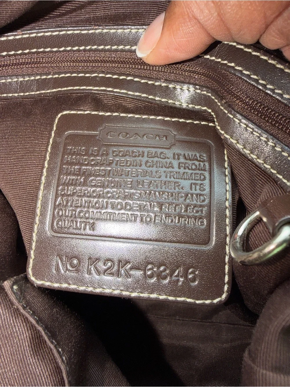 Coach Signature Canvas Crossbody Bag and Wallet in Tan and Brown